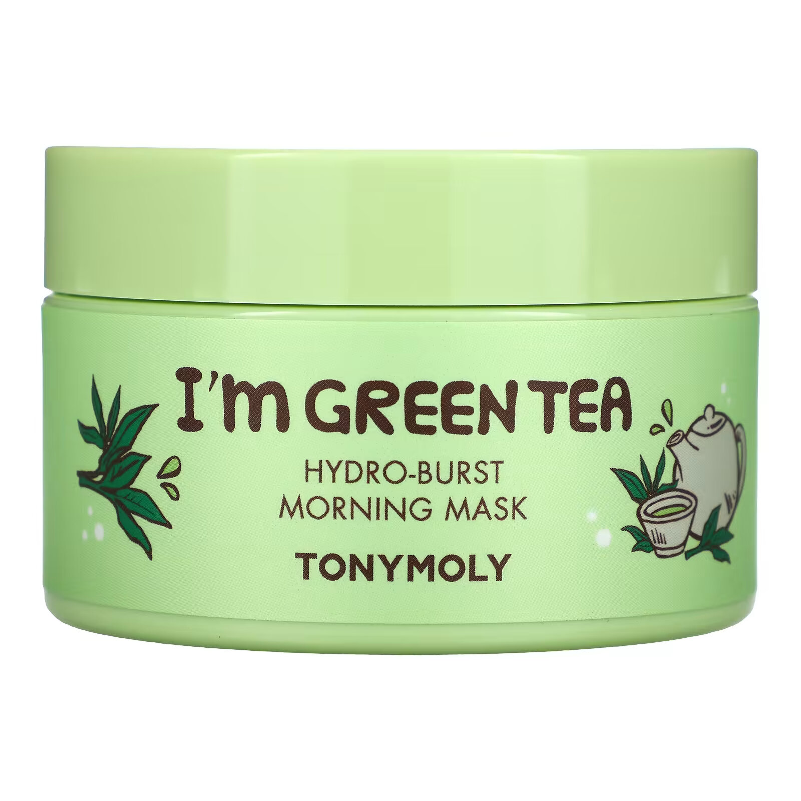 Tony Moly, I'm Green Tea, утренняя маска для лица Hydro-Burst, 100 г (3,52 унции) tony moly i m honey восстанавливающая маска для глубокого увлажнения 100 г 3 52 унции