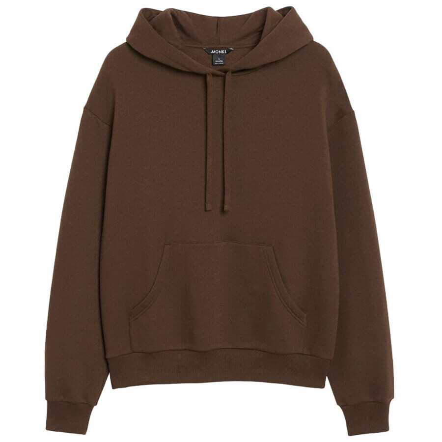 Худи H&amp;M Soft drawstring, коричневый