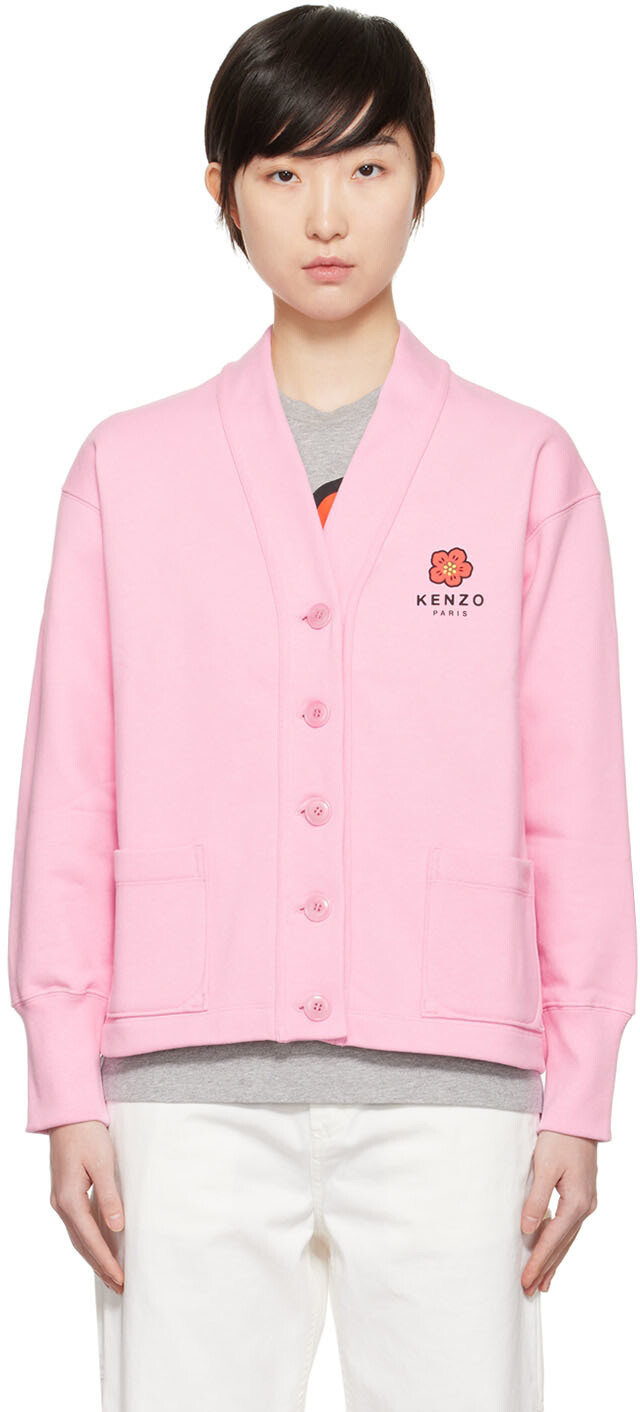 

Розовый кардиган Kenzo Paris 'Boke Flower'