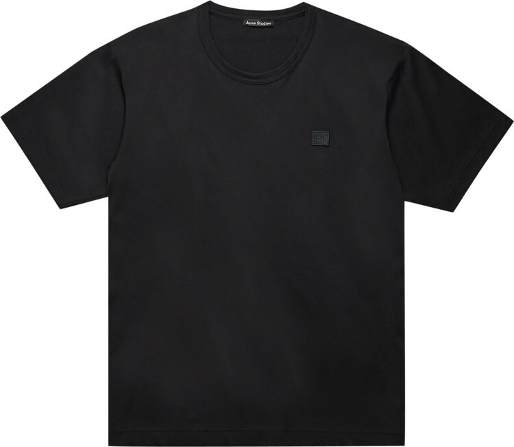 

Футболка Acne Studios Nash Face T-Shirt 'Black', черный