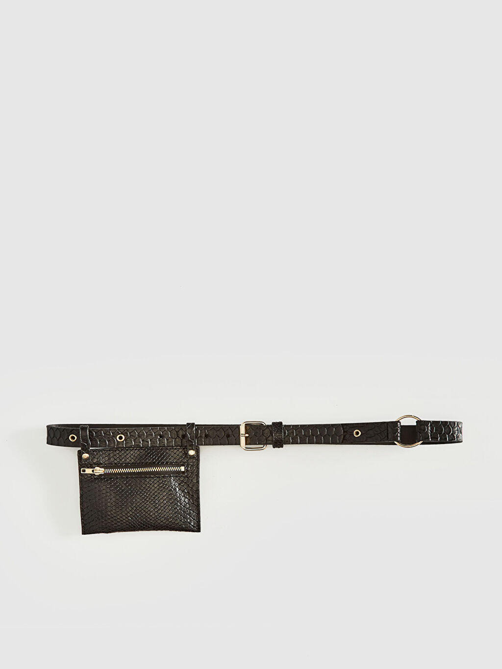

Ремень-сумка под змеиную кожу LCW Accessories