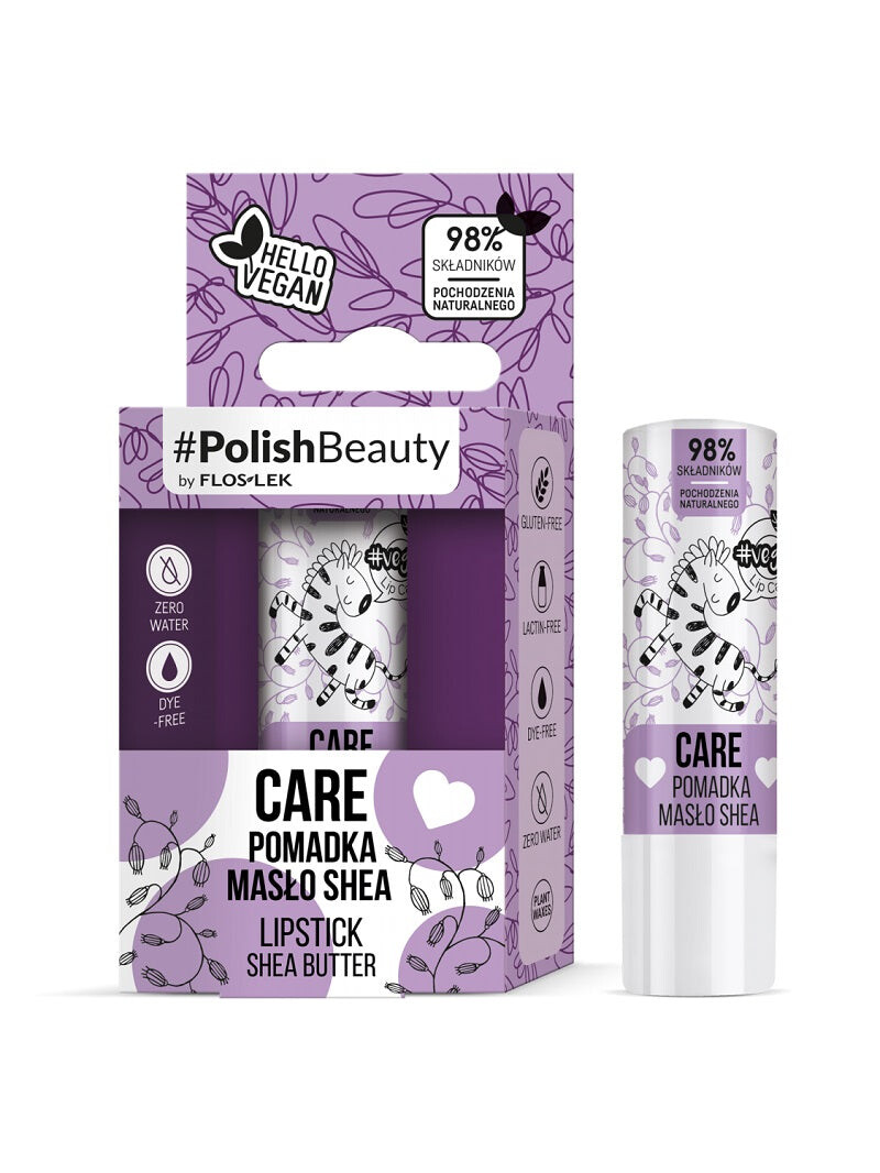 

Floslek Vege Lip Care веганская губная помада с маслом ши 4.1г