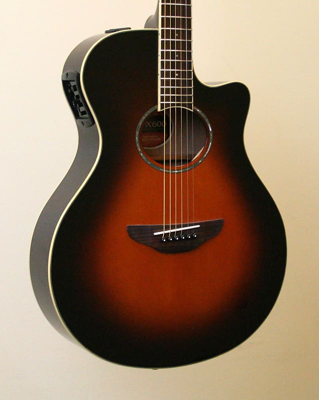 Акустическая/электрическая гитара Yamaha APX600 Violin Burst APX600-OVS цена и фото