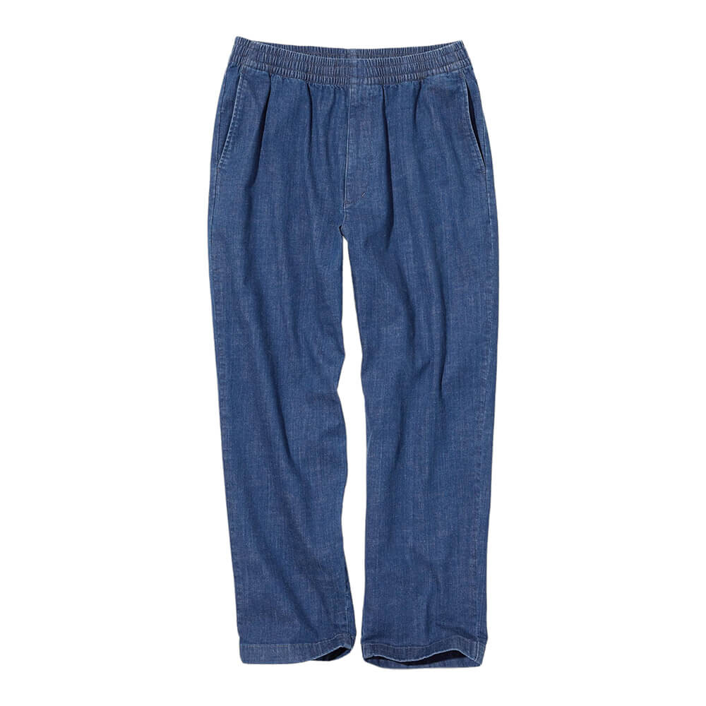 

Брюки Uniqlo Cotton Denim Relaxed Fit, синий