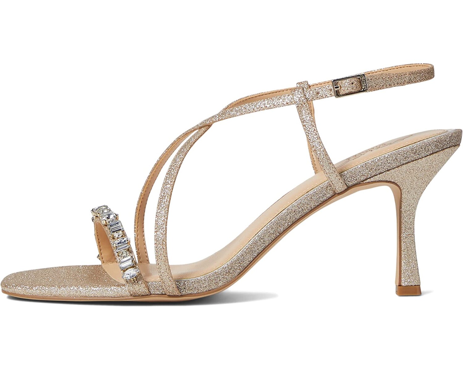 

Туфли на каблуках Alexis Jewel Badgley Mischka, светло-золотой