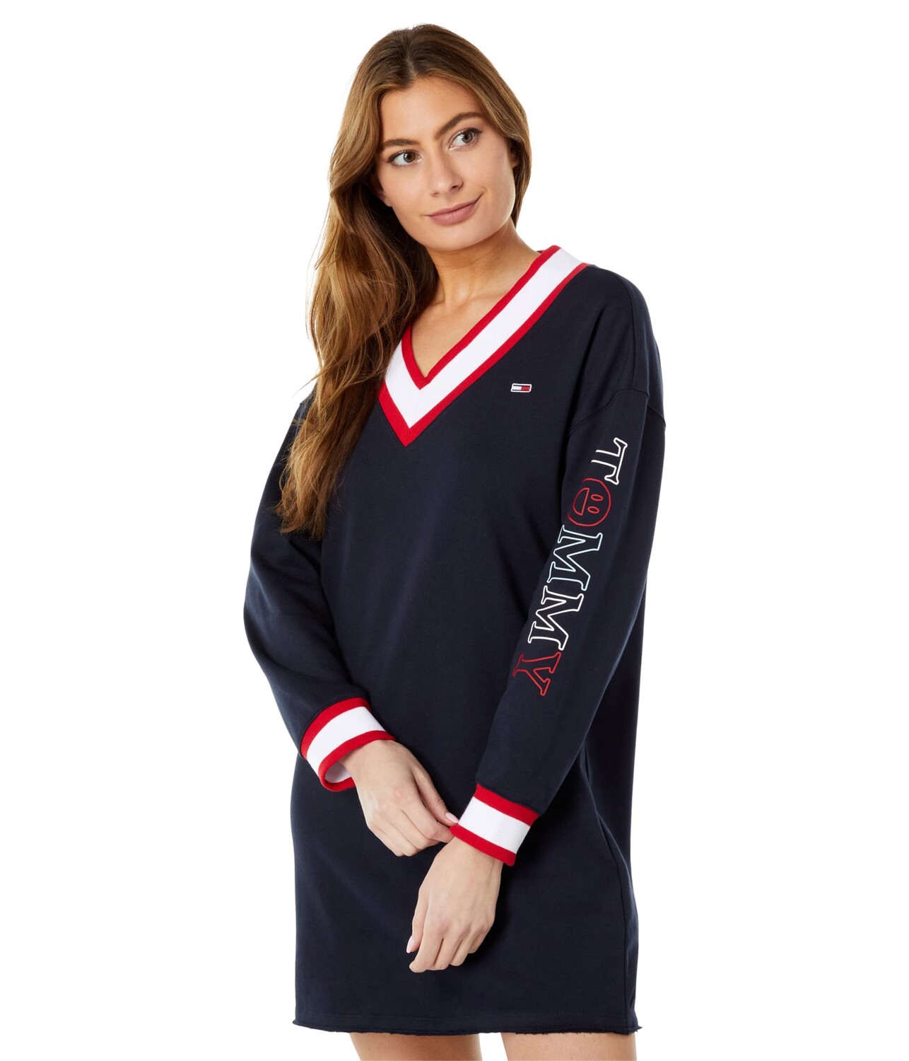 

Платье Tommy Jeans, Oversized V-Neck Dress