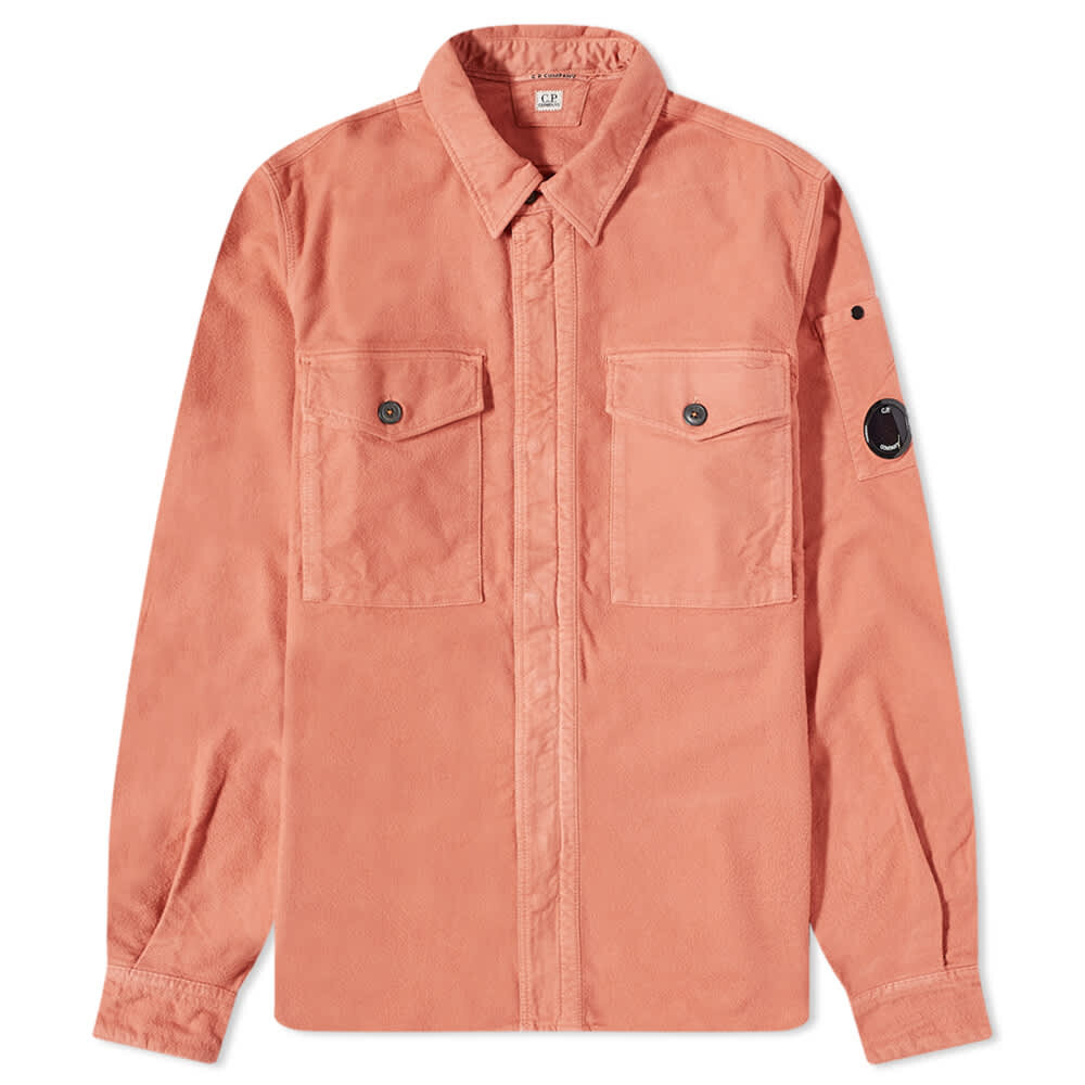 

Рубашка CP Company Moleskin Zip Overshirt