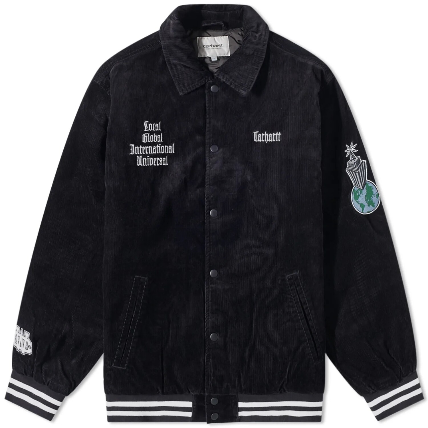 

Куртка Carhartt Wip Letterman, темно-синий