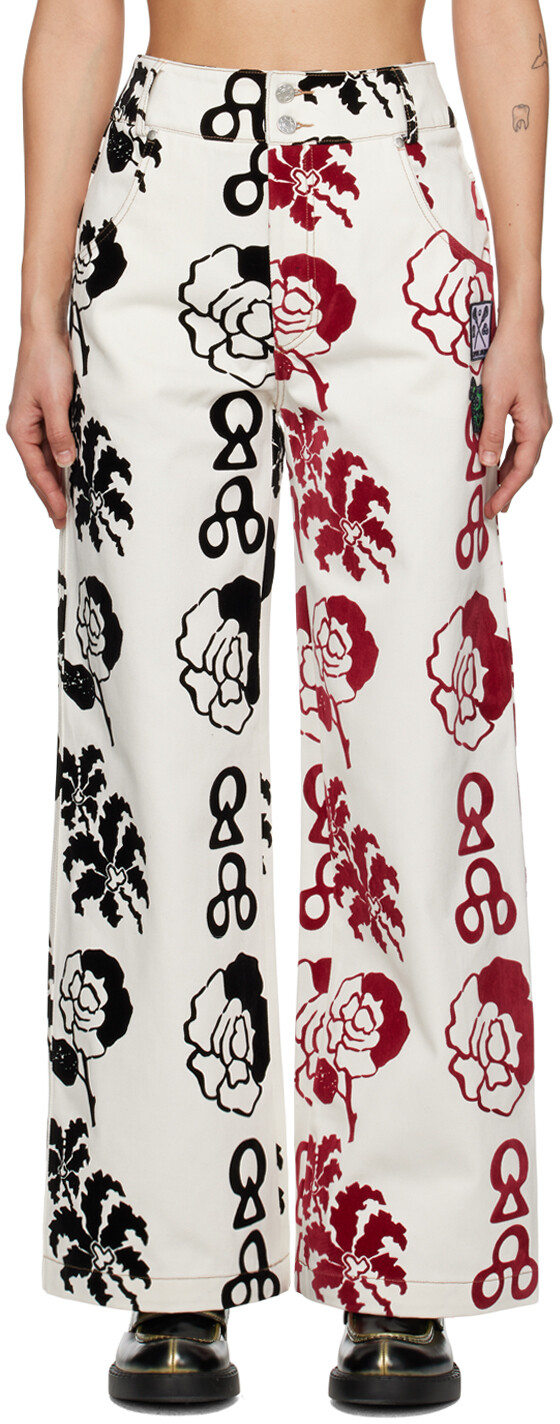 

Off-White Свет Джинсы Chopova Lowena