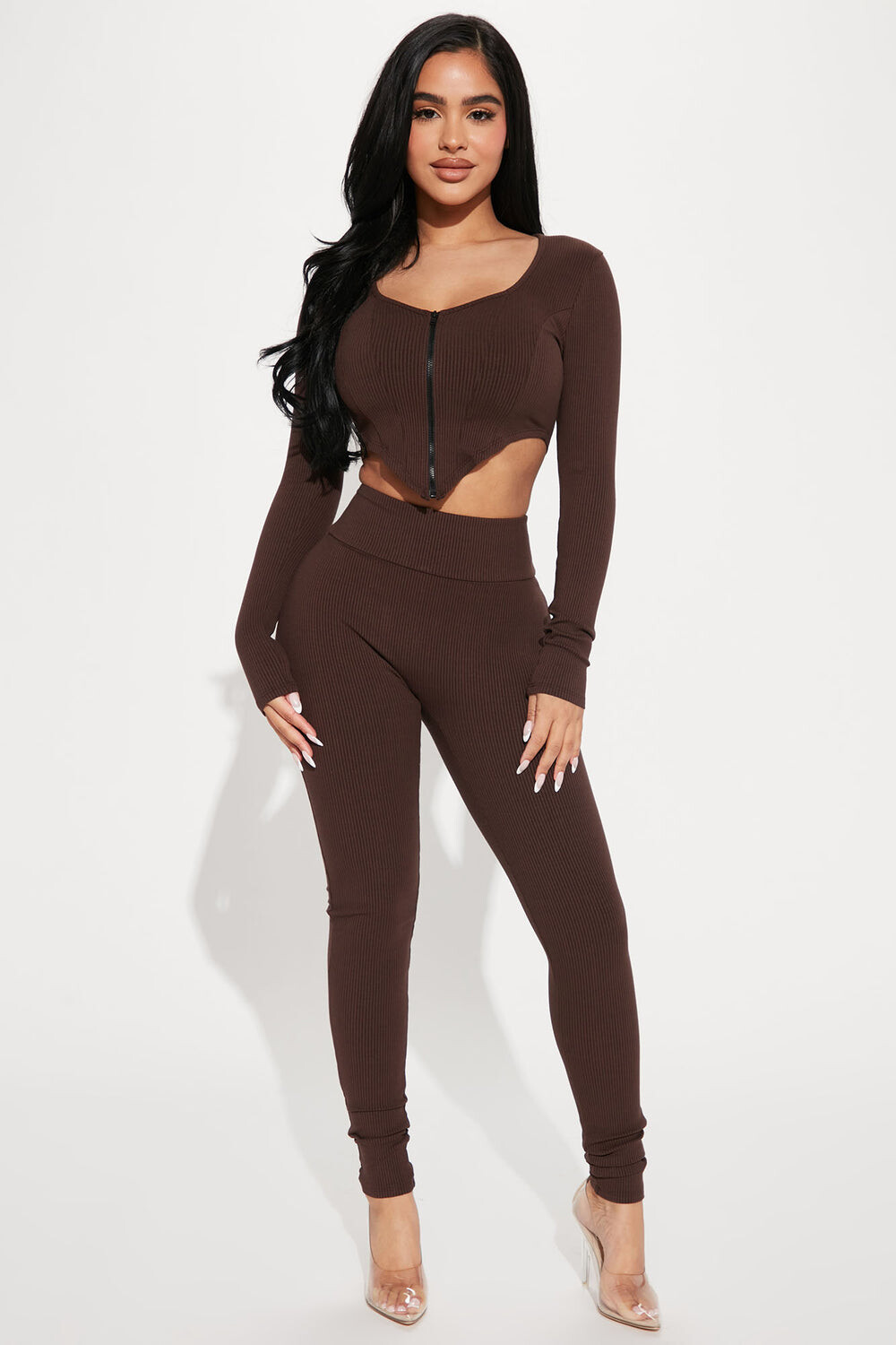 

Леггинсы Fashion Nova ST3303FN, шоколад
