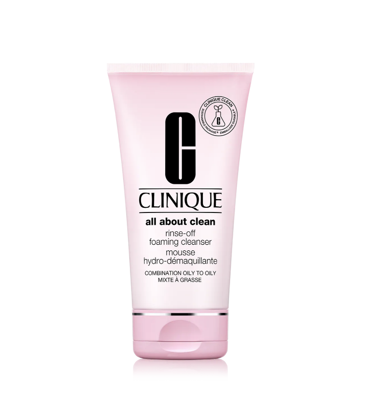 Пенка для снятия макияжа Clinique All About Clean Rinse-Off, 150 мл clinique rinse off foaming cleanser пенка для снятия макияжа