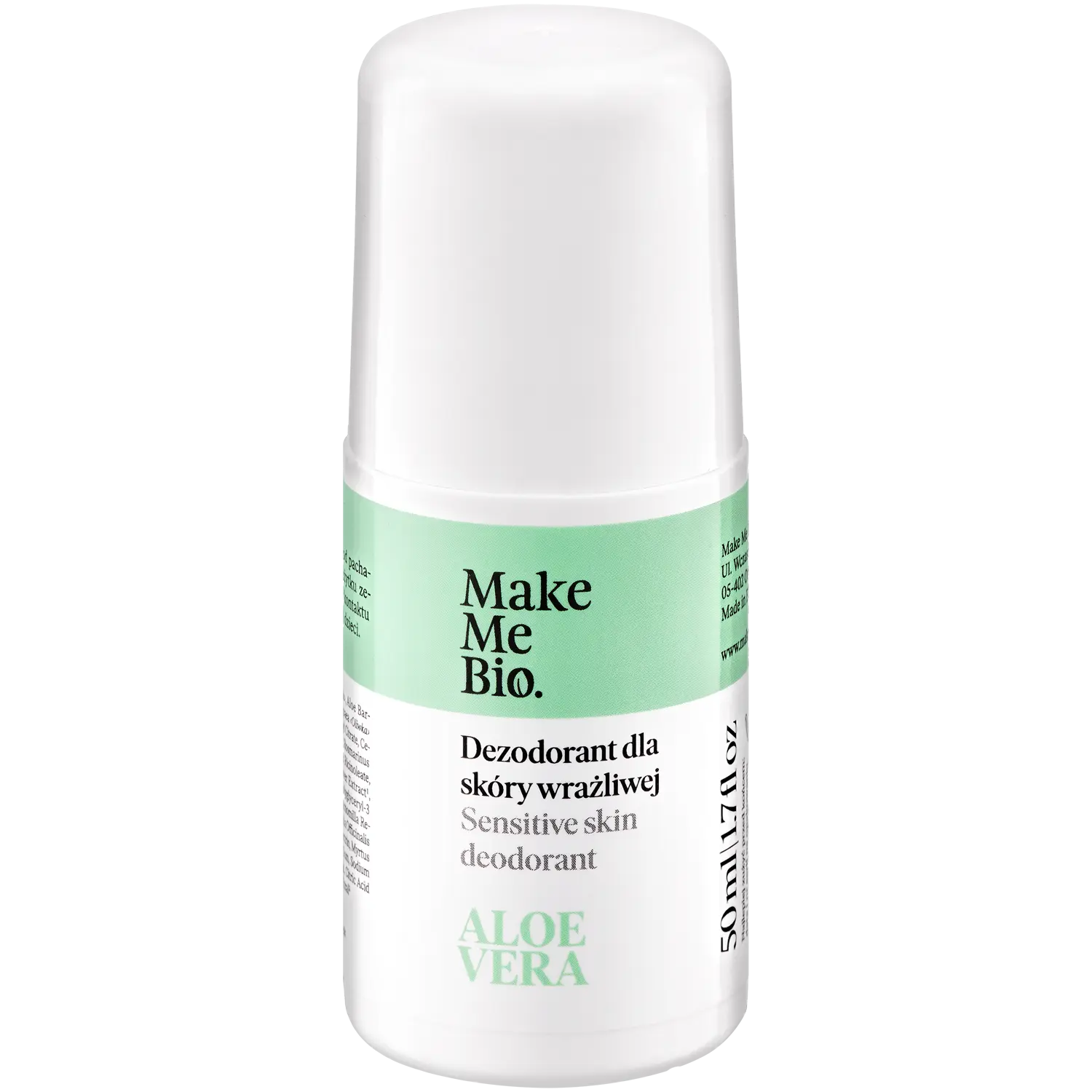 

Make Me Bio Aloe Vera шариковый дезодорант для чувствительной кожи, 50 мл