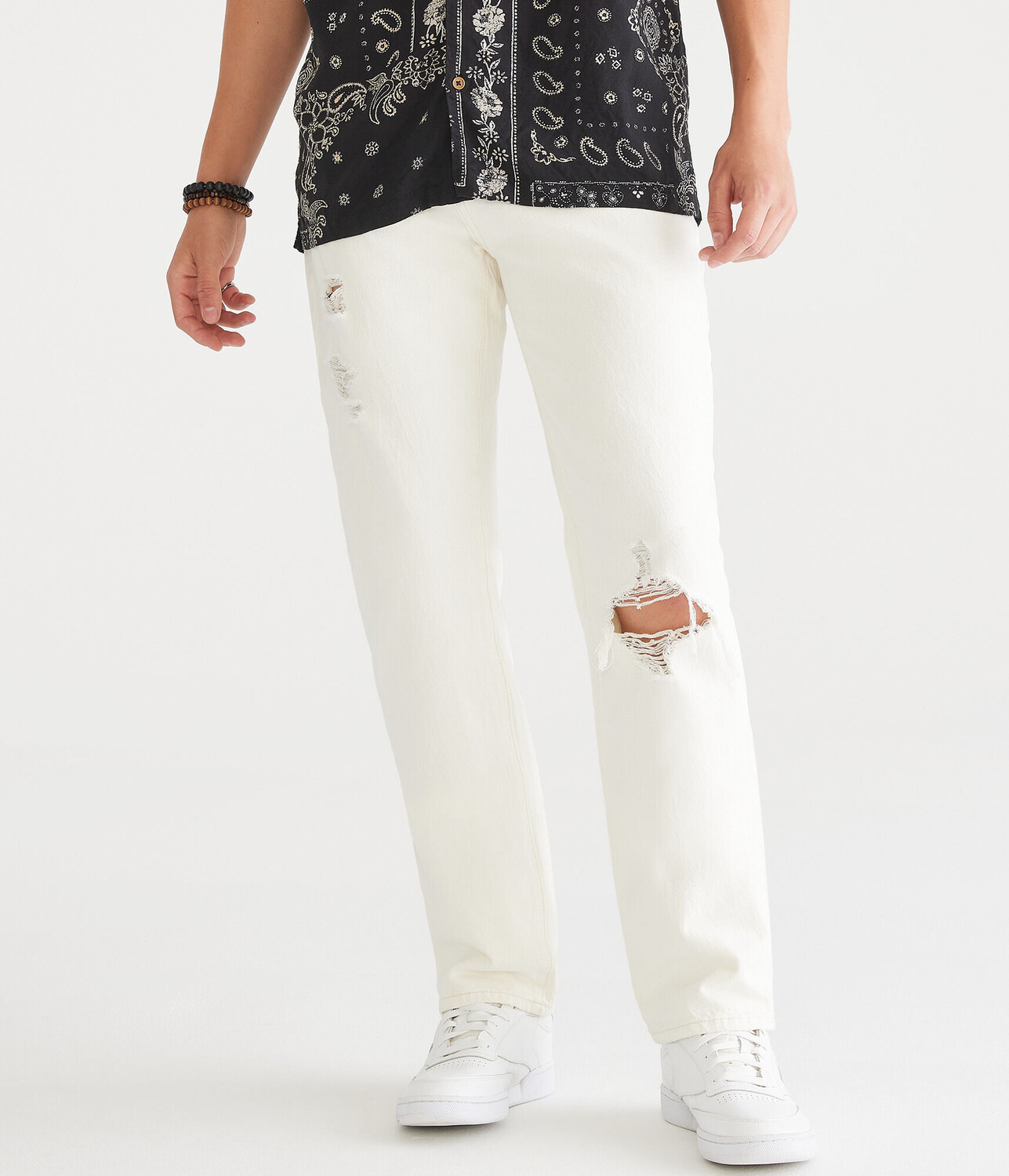

Прямые джинсы Aeropostale, белый