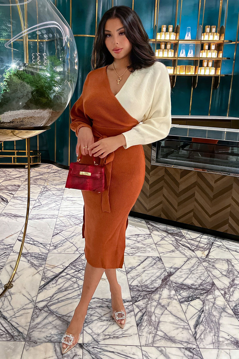 

Свитер Fashion Nova ID4391FN, ржавчина