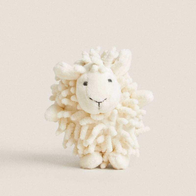 

Мягкая игрушка Zara Home Sheep Soft Toy Rattle, белый