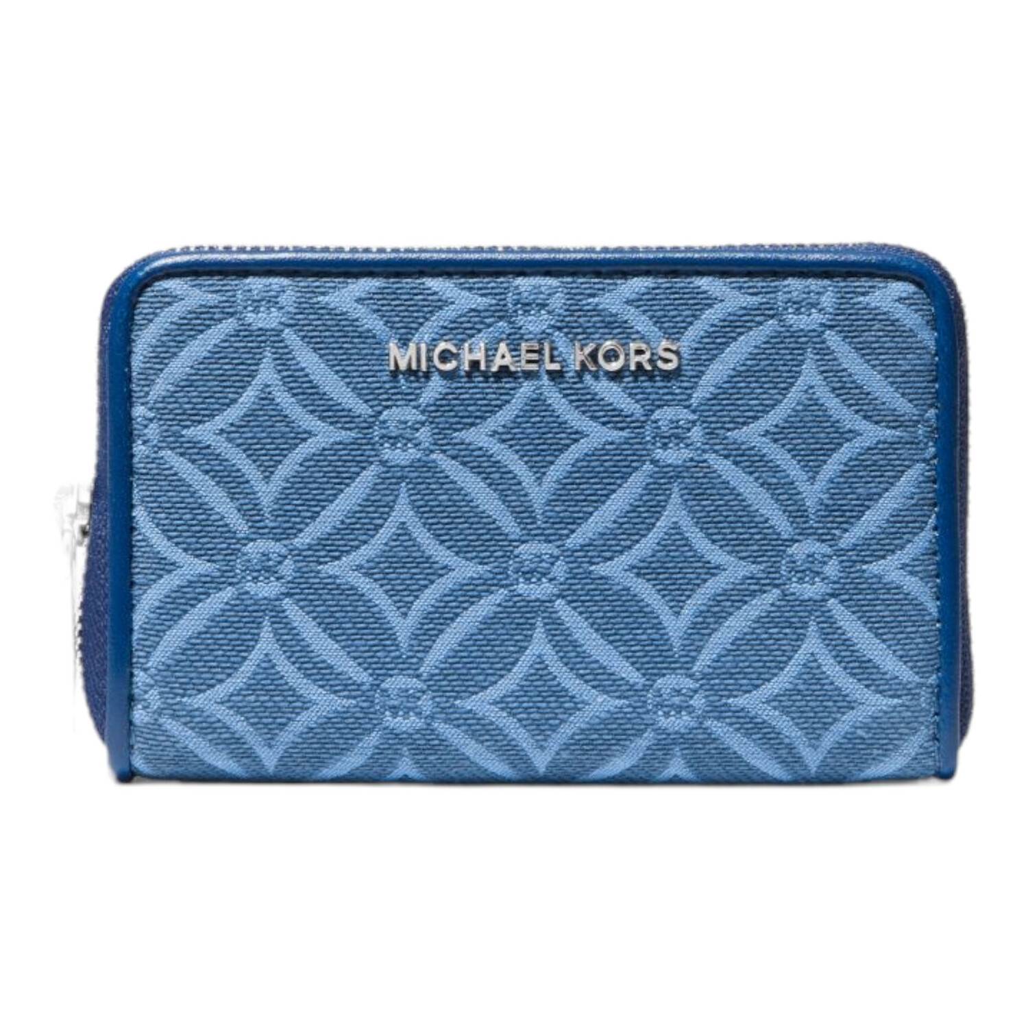

Кошелек Michael Michael Kors Small Logo Jacquard, голубой