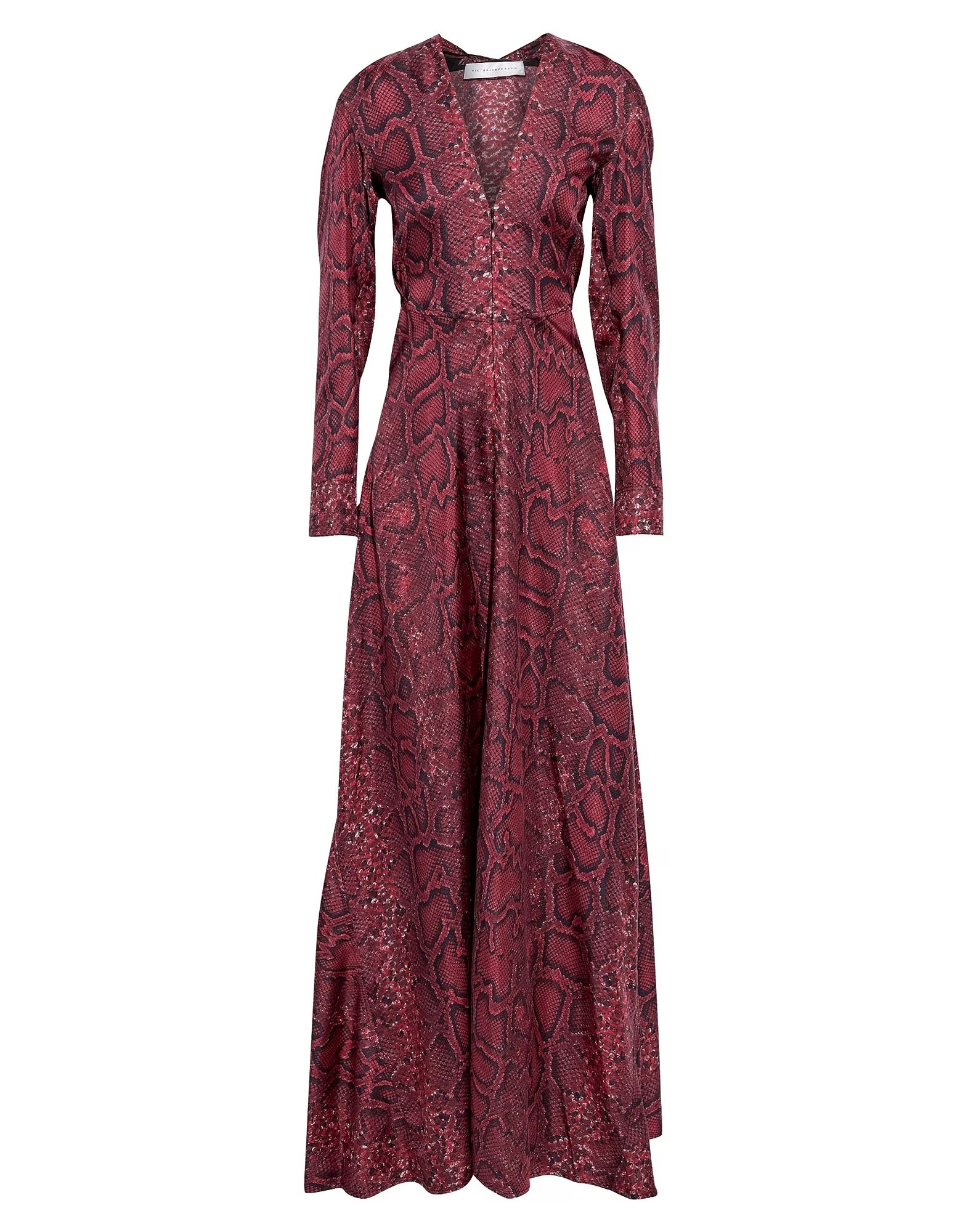 Платье Victoria Beckham Long, бордовый