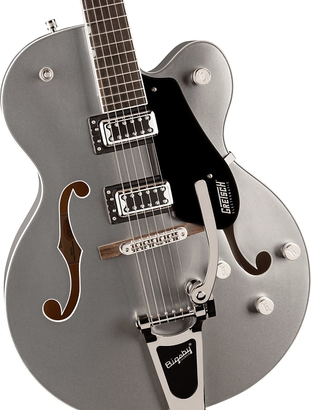 

Gretsch G5420T Electromatic Classic Hollow Body Single Cut с Bigsby, Laurel Fingerboard, Airline Silver