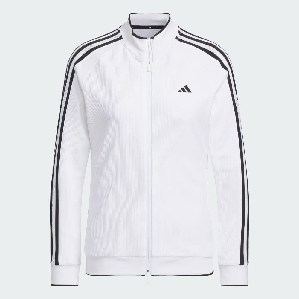 Куртка для гольфа Adidas Three Stripes Track Dry, белый