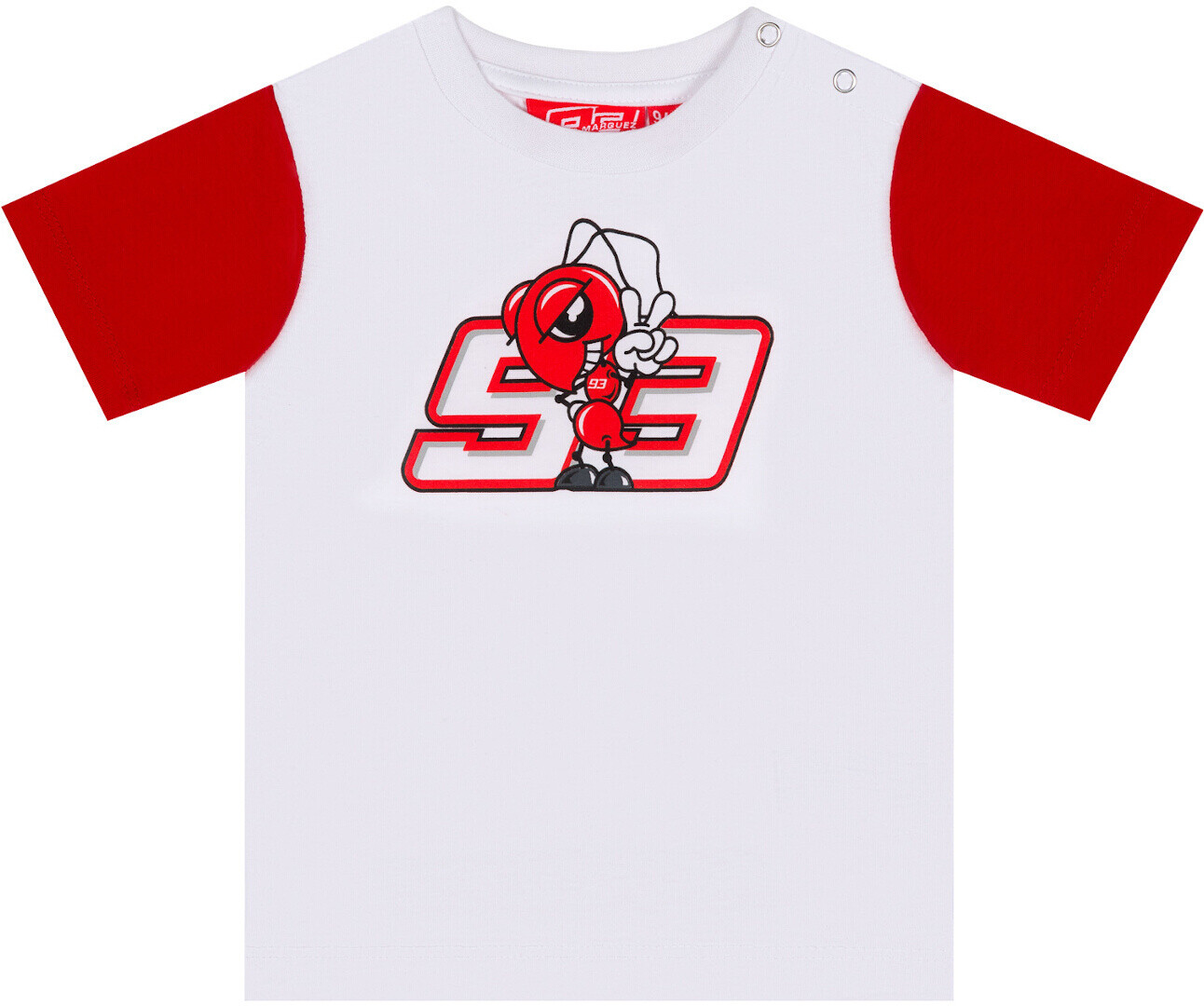 

Футболка GP-Racing 93 Ant 93 детская, белый/красный
