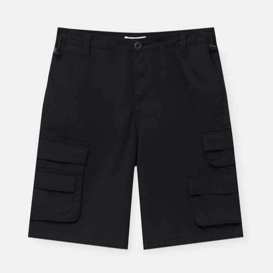 

Шорты-бермуды Pull&Bear Cargo Bermuda With Multiple Pockets, черный