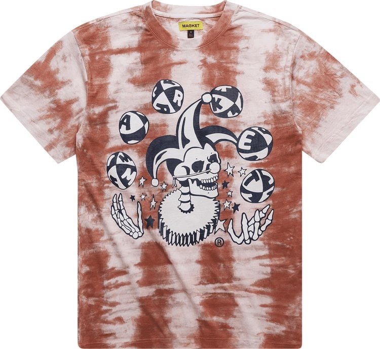 Футболка Market Skelly Jester Tie Dye T-Shirt 'UV Tie Dye', разноцветный - фото