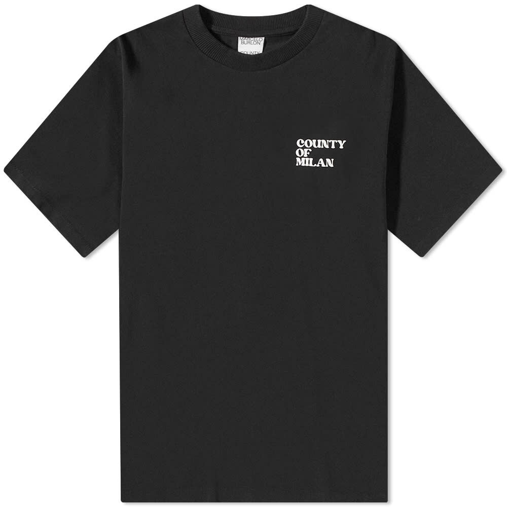 

Футболка Marcelo Burlon County Festival Oversized Tee, Черный