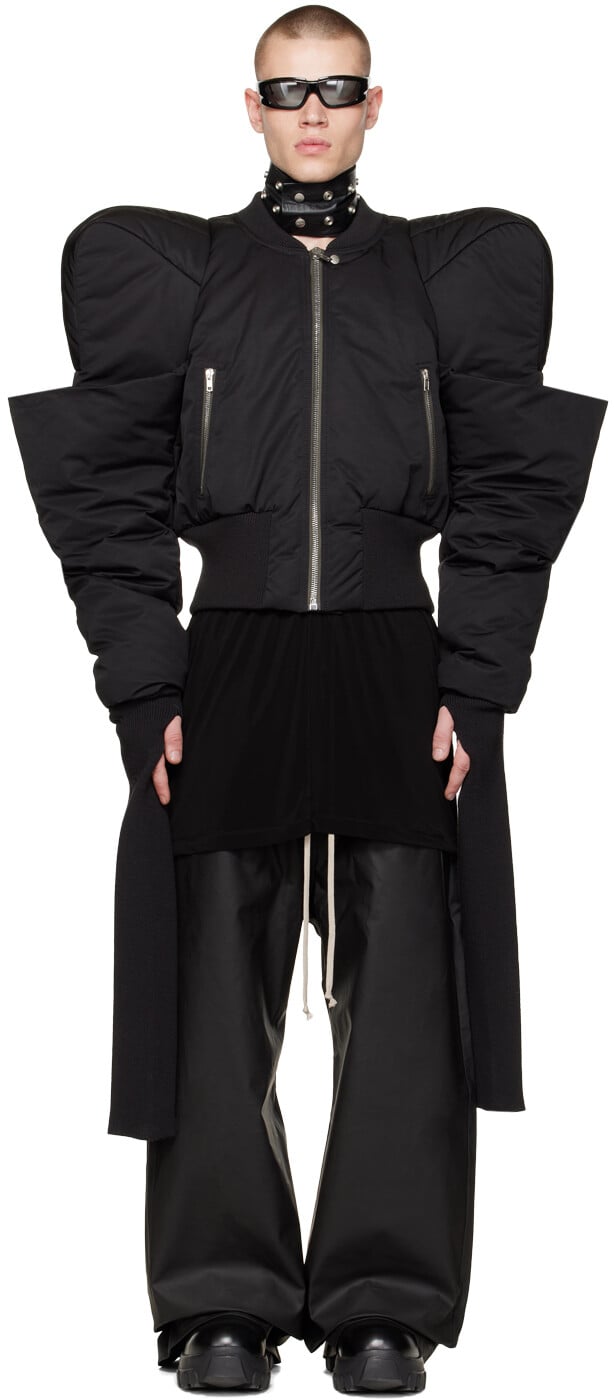 

Черный пуховик Alice Kunst Rick Owens