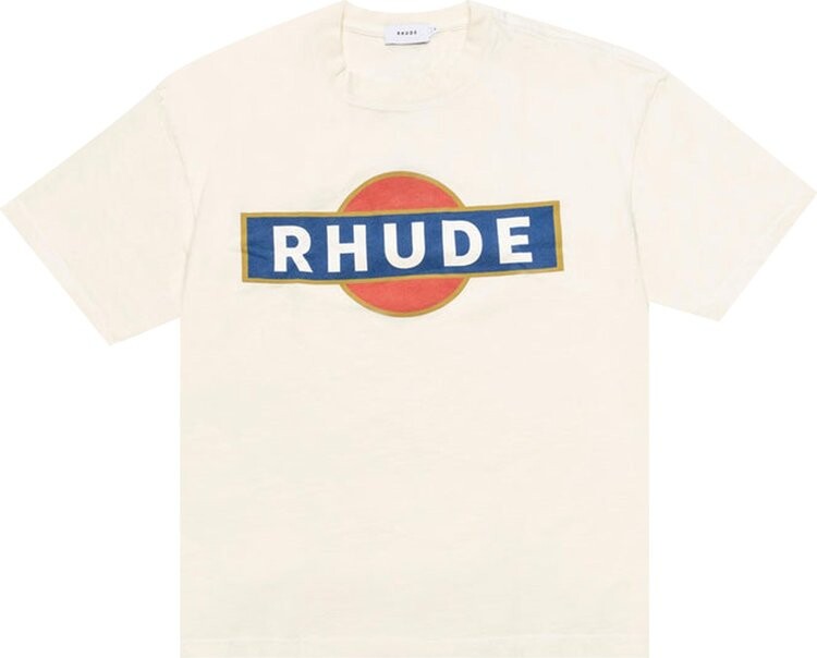 

Футболка Rhude Vintage Racer Tee 'Vintage White', кремовый