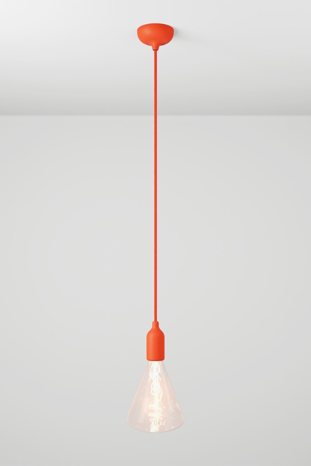 

Потолочный светильник Creative Cables Silicone, оранжевый