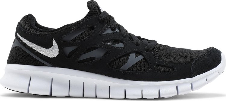 Кроссовки Nike Free Run 2 'Black White', черный кроссовки nike sportswear free run 2 black white dark grey