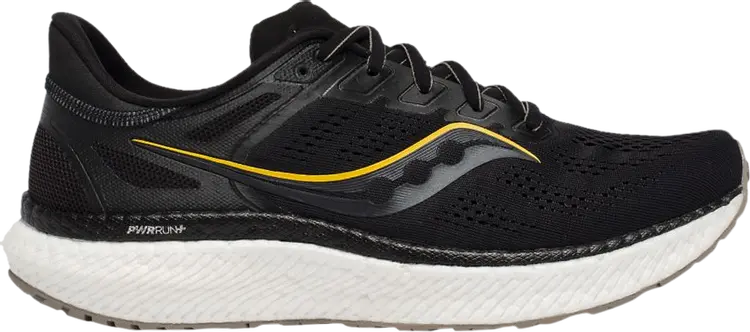 

Кроссовки Saucony Hurricane 23 Wide Black ViZi Gold, черный