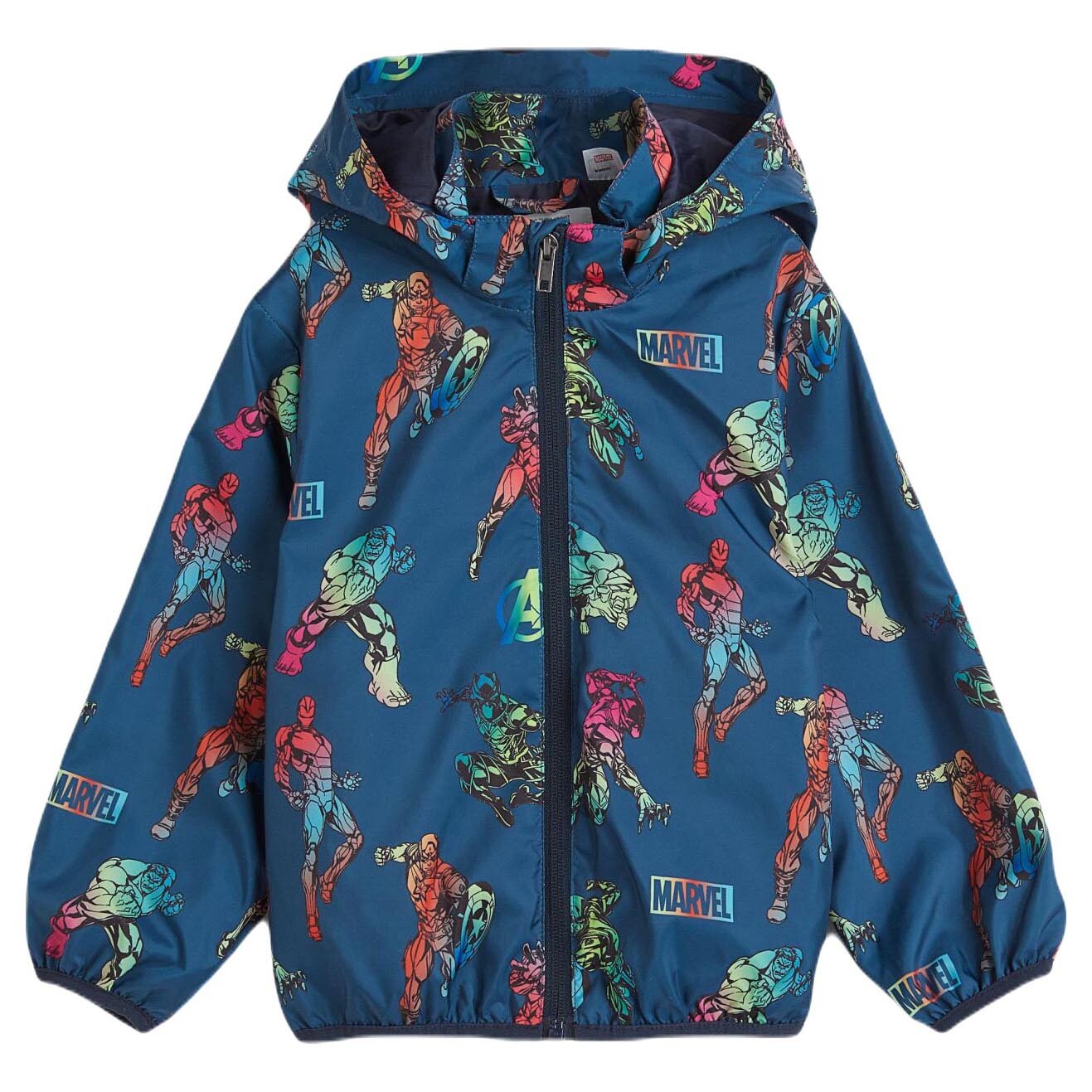 

Ветровка H&M Printed Marvel Comics, темно-синий