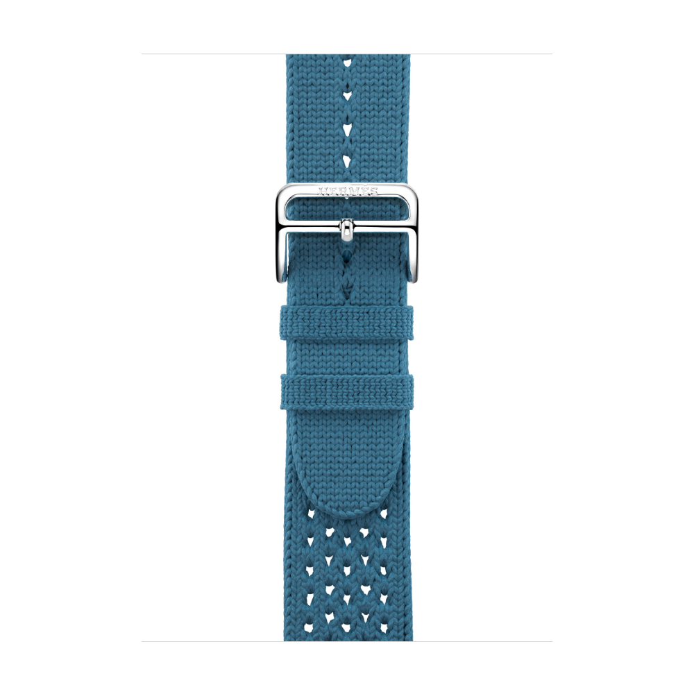 Ремешок для часов Apple Hermes 41 мм, Tricot Single Tour, Bleu Jean
