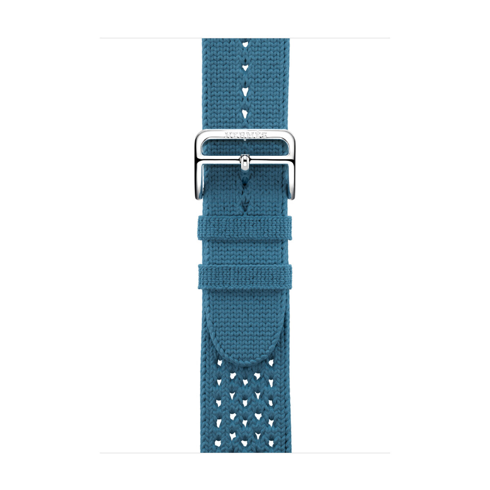 

Ремешок для часов Apple Hermes 41 мм, Tricot Single Tour, Bleu Jean, Голубой