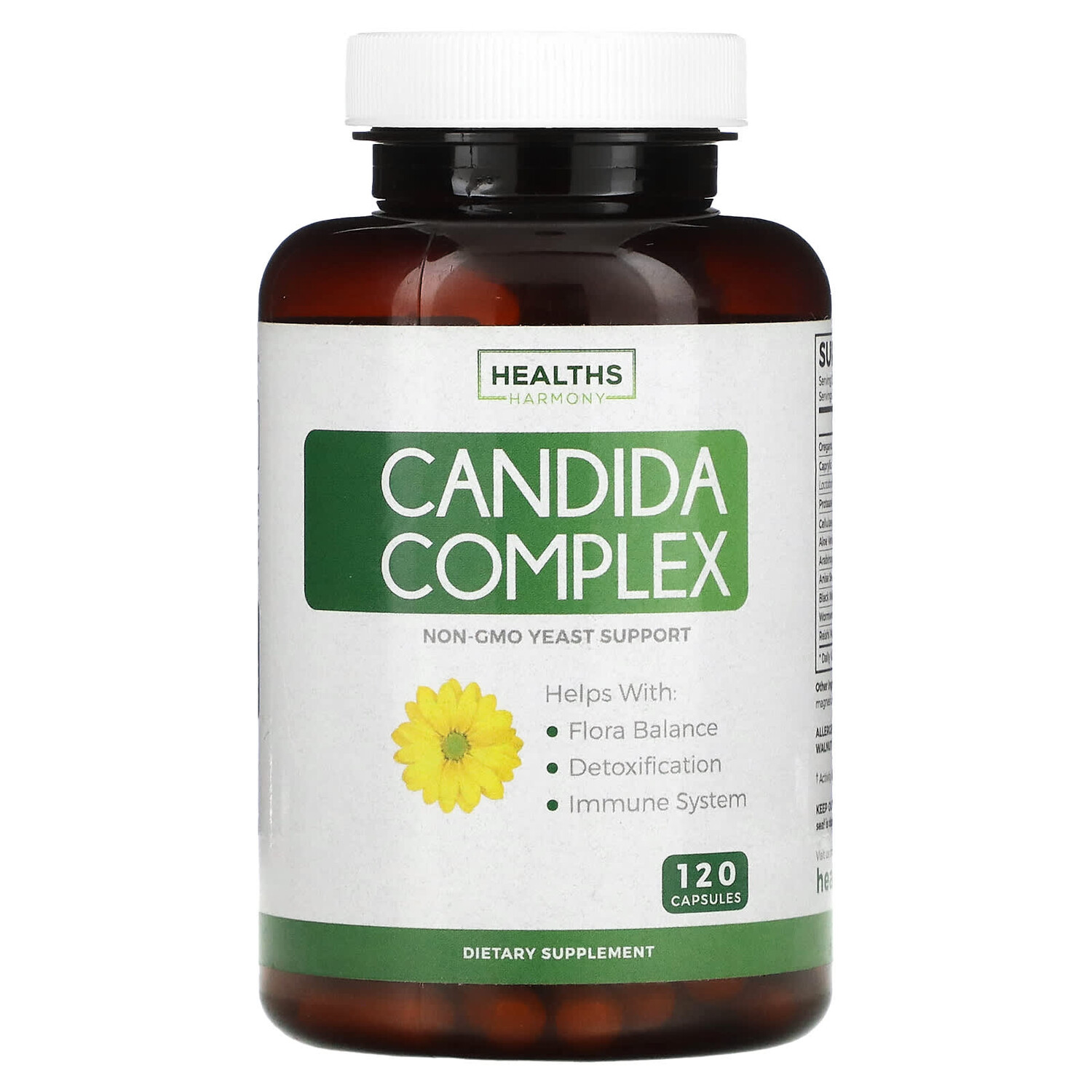 

Candida Complex, 120 Capsules Healths Harmony