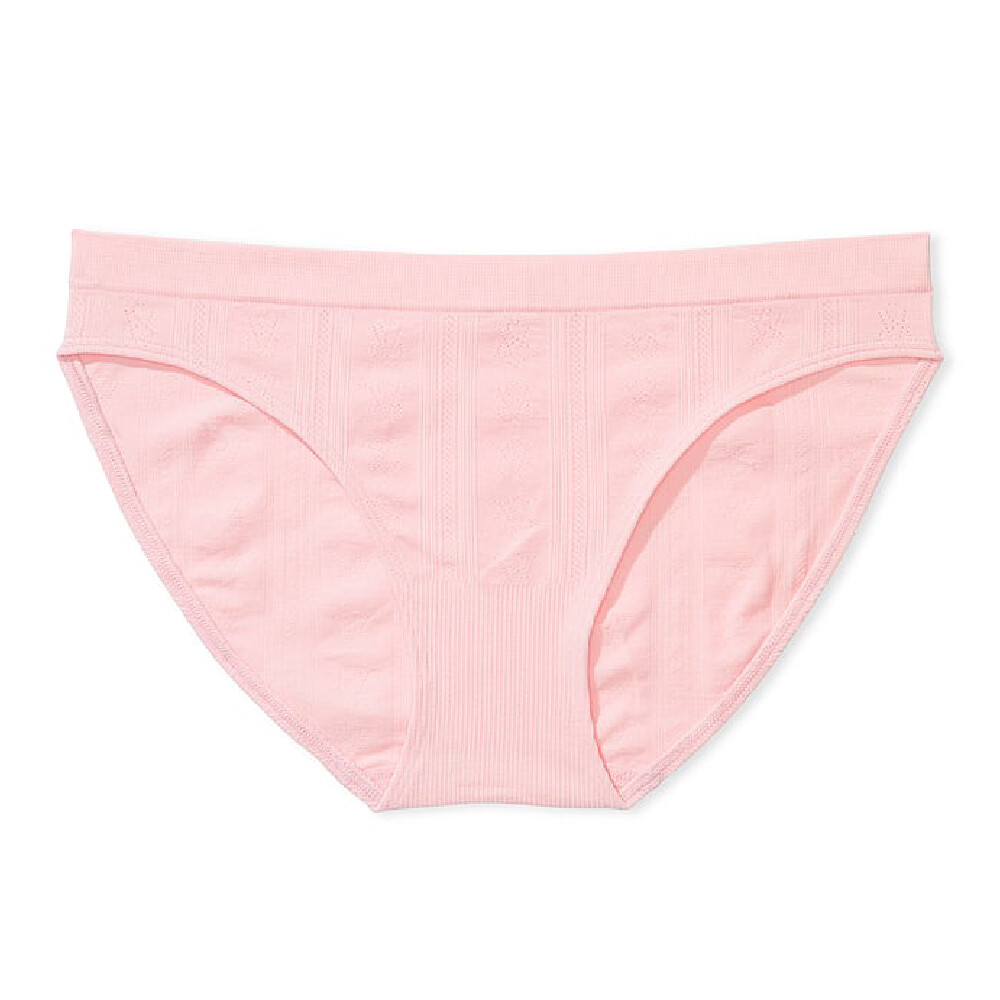 

Трусы Victoria's Secret Seamless Bikini Pointelle, розовый