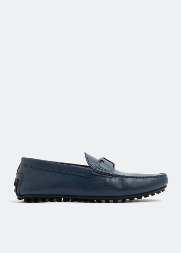

Лоферы TOD'S Timeless Gommino driving loafers, синий