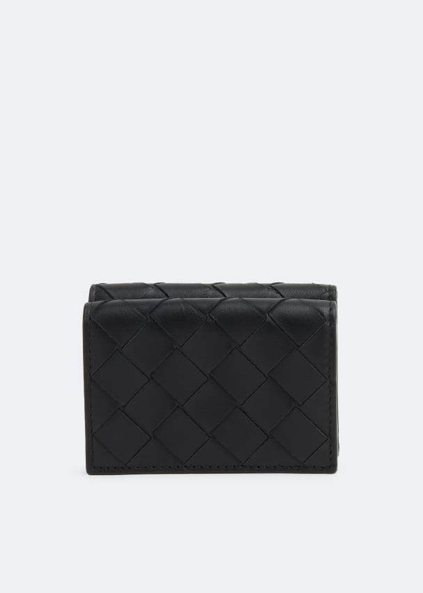 Кошелек BOTTEGA VENETA Tiny tri-fold wallet, черный
