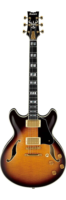 

Ibanez John Scofield Signature JSM100 Vintage Burst JSM100-VT John Scofield Signature Semi-Hollowbody Electric Guitar