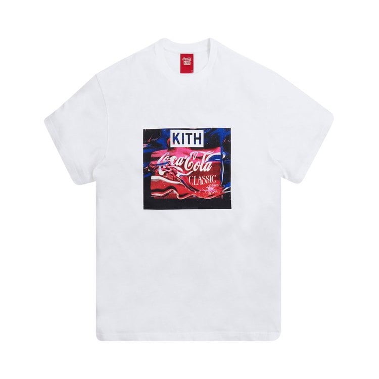 Футболка Kith x Coca-Cola Water Vintage Tee 'White', белый - фото