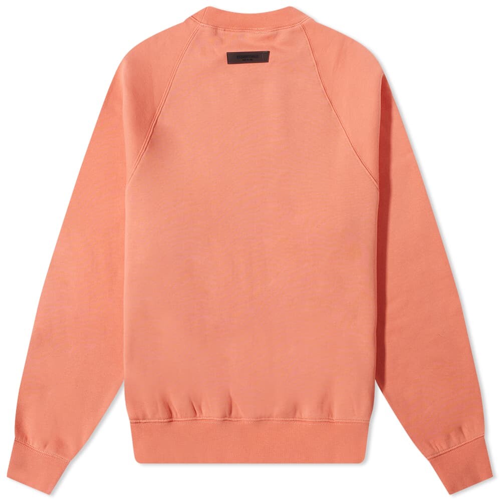 

Толстовка Fear of God ESSENTIALS Logo Crew Neck Sweat