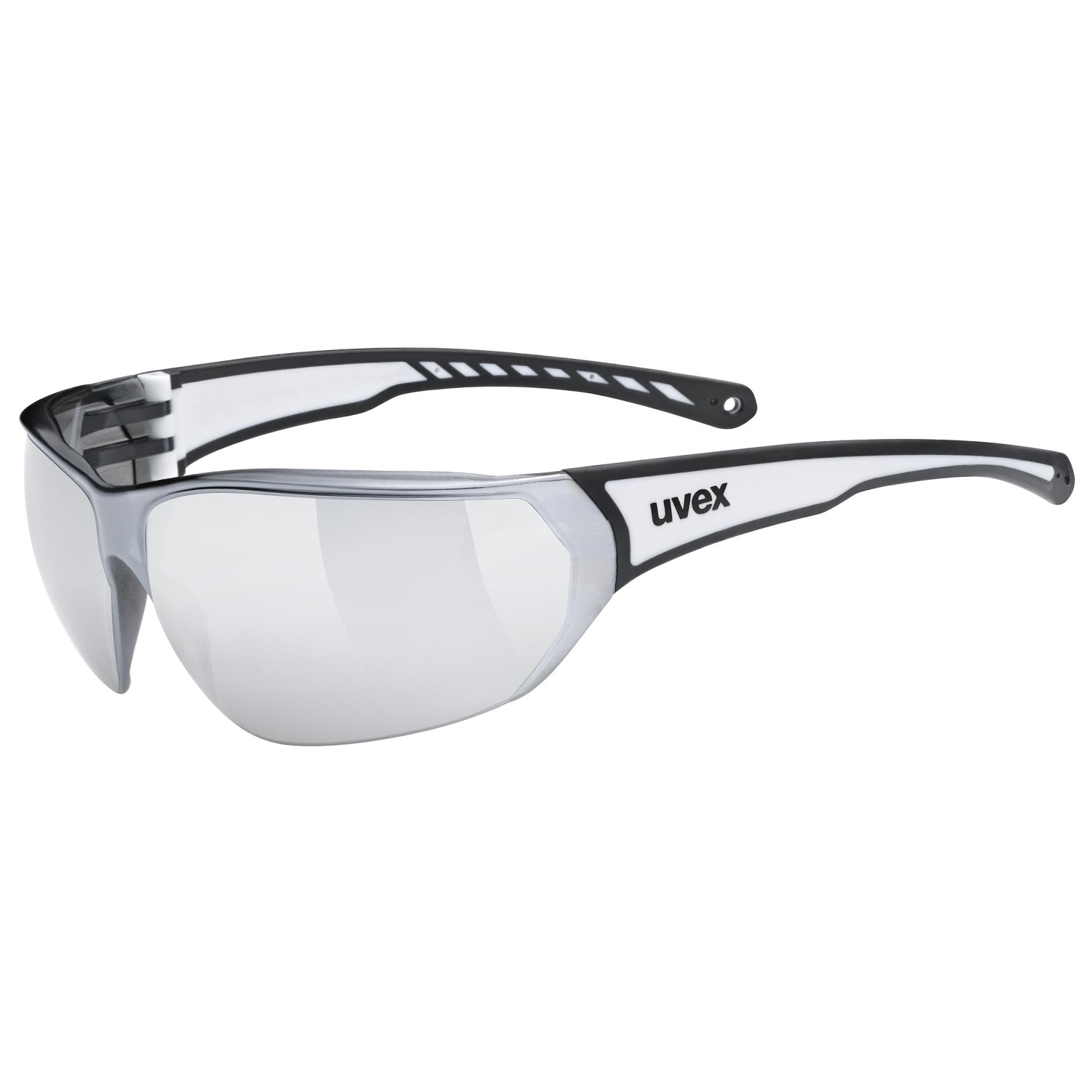 Солнцезащитные очки Uvex Sportstyle 204 Mirror S3, цвет Black White солнцезащитные очки uvex sportstyle 204 серый