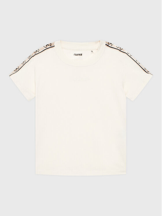 

Футболка стандартного кроя Guess, экрю