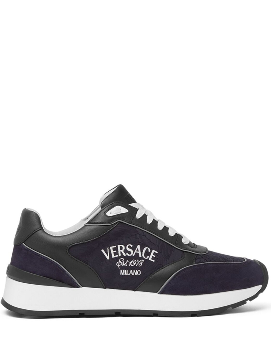 

Кроссовки Milano на шнуровке Versace, черный