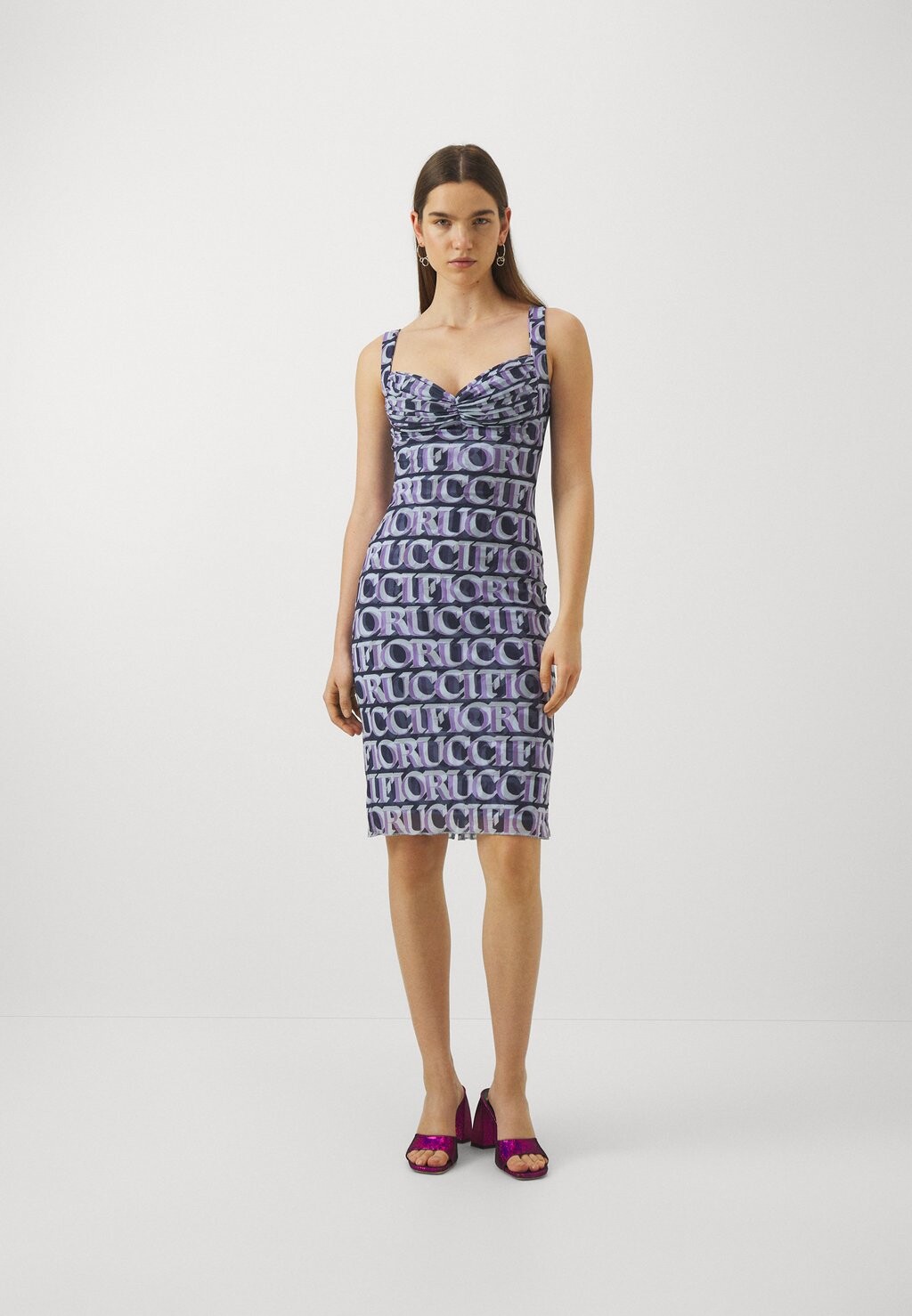 

Свободное платье MONOGRAM GLORIA DRESS Fiorucci, синий
