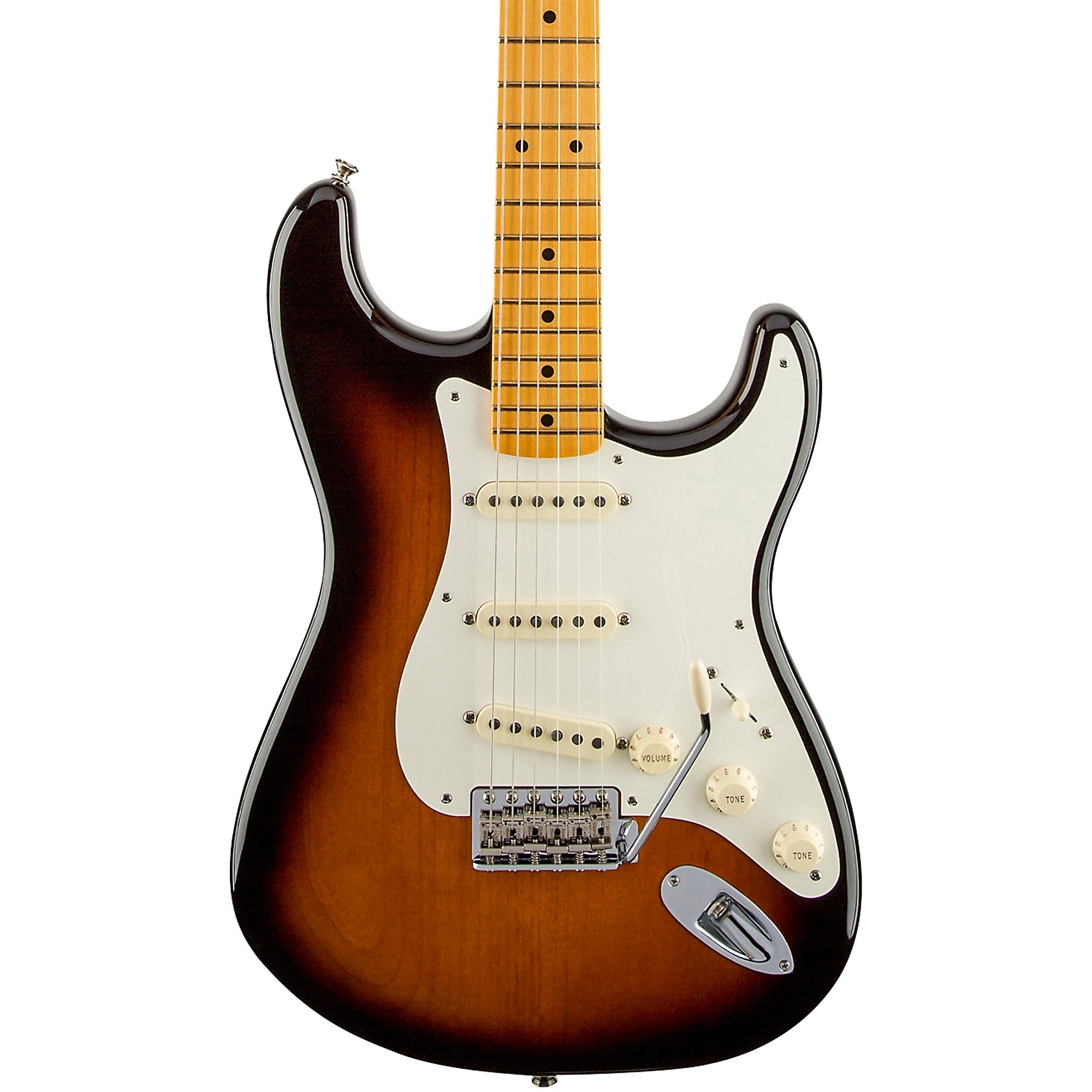 Электрогитара Fender Artist Series Eric Johnson Stratocaster, 2-цветная кленовая накладка на грифе Sunburst цена и фото