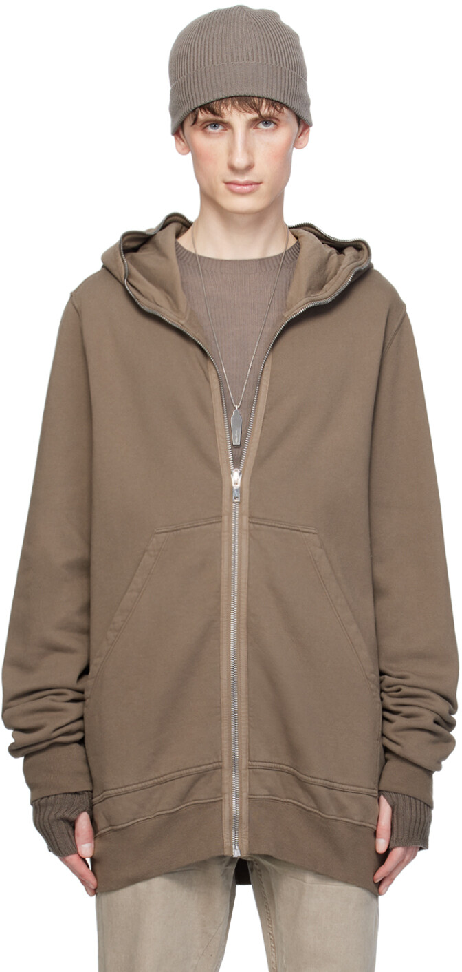 

Серый худи Jumbo Rick Owens Drkshdw