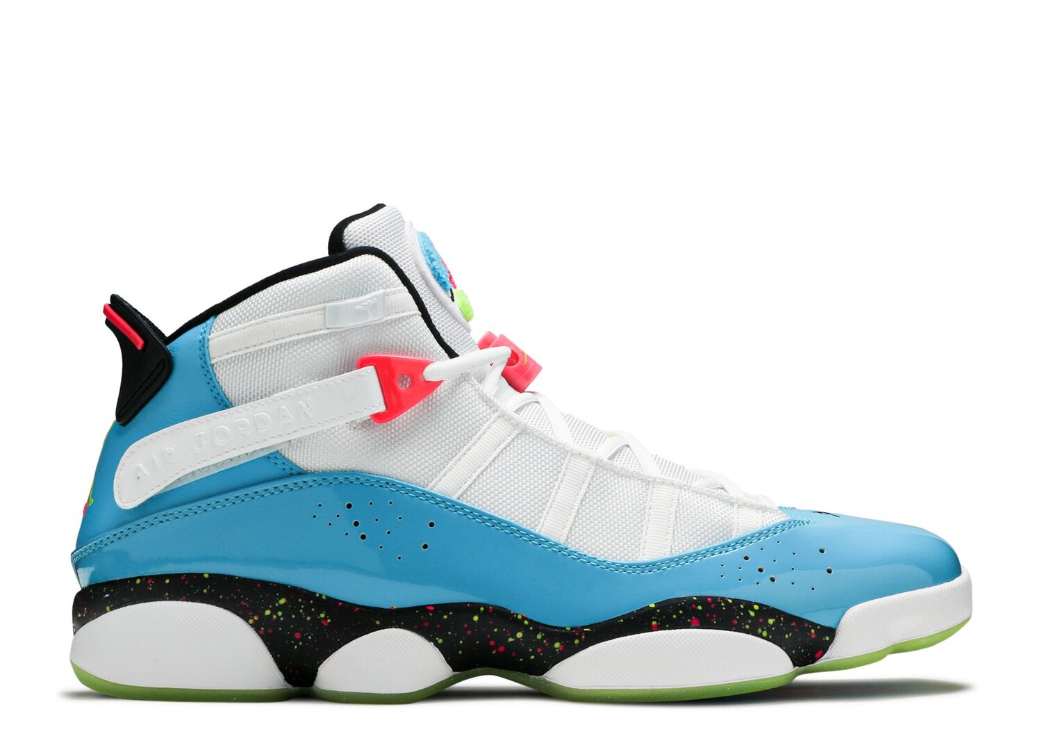 

Кроссовки Air Jordan Jordan 6 Rings 'Blue Fury Cyber Pink', белый