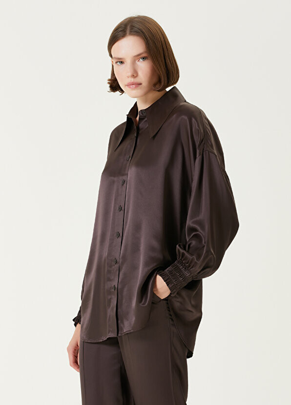 

Коричневая рубашка AllSaints